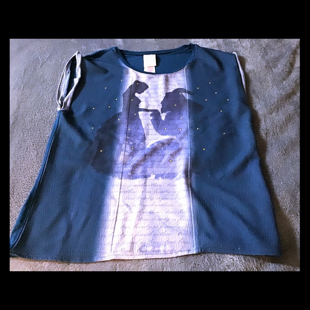 Beauty and the beast tank top